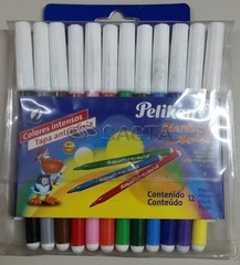 MARCADORES FIBRAS PELIKAN MARKANA TWIST X 12