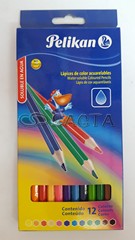 LAPICES ACUARELABLES PELIKAN X 12 LARGOS