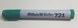 MARCADOR PELIKAN 721 AL AGUA PUNTA CUADRADA VERDE