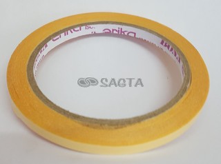 CINTA DOBLE FAZ BONA ERIKA AMARILLA 6MM X 15 YDS