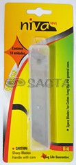 REPUESTOS CUCHILLAS ANCHAS NIVAMAX BLISTER X10