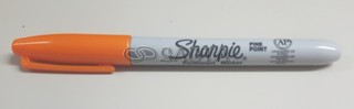 MARCADOR SHARPIE PERMANENTE FINO NARANJA