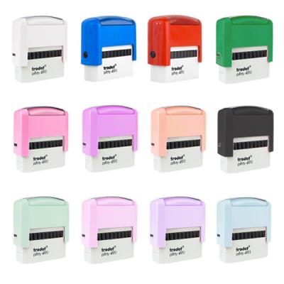 SELLO TRODAT 4911 CLASICO - SIN POLIMERO DE GOMA - 55748 - 38 X 14 MM - NEGRO