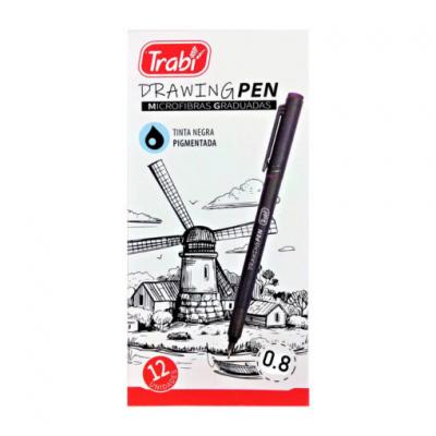 MARCADOR ESTILOGRAFO TRABI DRAWING PEN GRADUADO 04