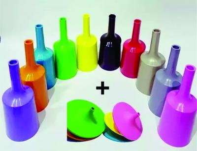 JUEGO DE PORTALAMPARA Y FLORON DE COLORES NARANJA COD 503