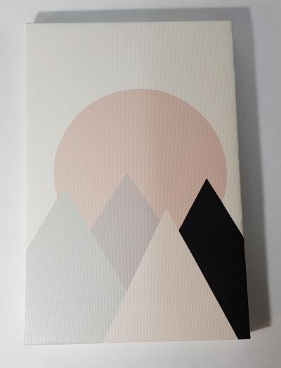 CANVAS TRIANGULOS PAISAJE 20CM X 30CM 