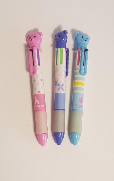 LAPICERA OSITO 6 COLORES OFERTA