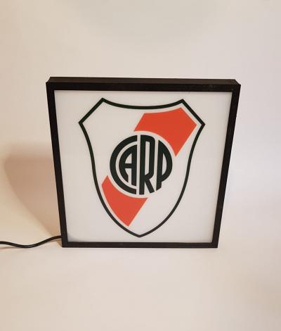 CARTEL LUMINOSO DECORATIVO 18X18CM CON TRANSFORMADOR