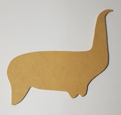 DINOSAURIOS MDF 3MM - 11CM X 14CM EN CRUDO