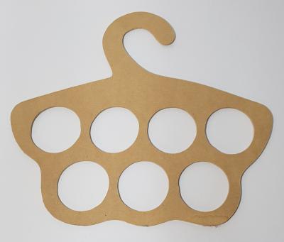 PERCHA MDF 3MM - 27CM X 31CM EN CRUDO
