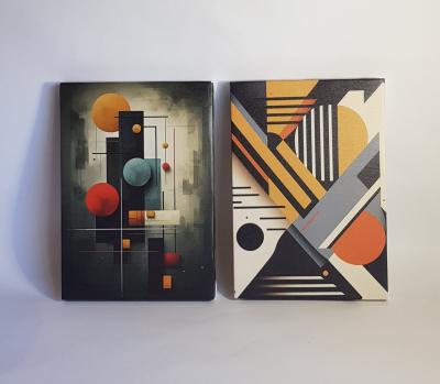 CANVAS ABSTRACTO ARQUITECTURA 21CM X 30CM
