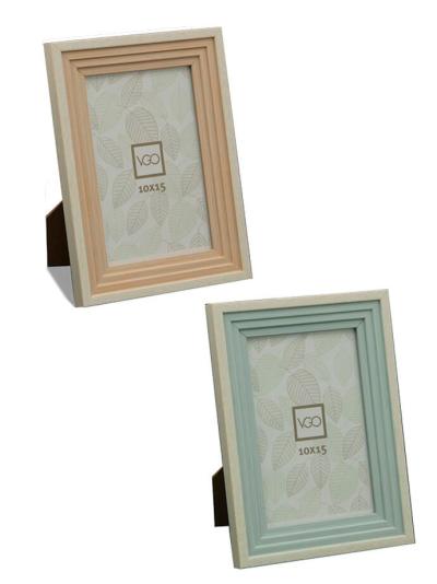 PF2615.6 PORTARRETRATOS PLASTICO SIMIL MADERA 15X21 CM.
