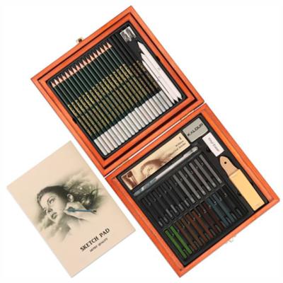 SET DE DIBUJO KALOUR X 58 PIEZAS DELUXE - CAJA DE MADERA KL-PSW058 SALTA ARGENTINA